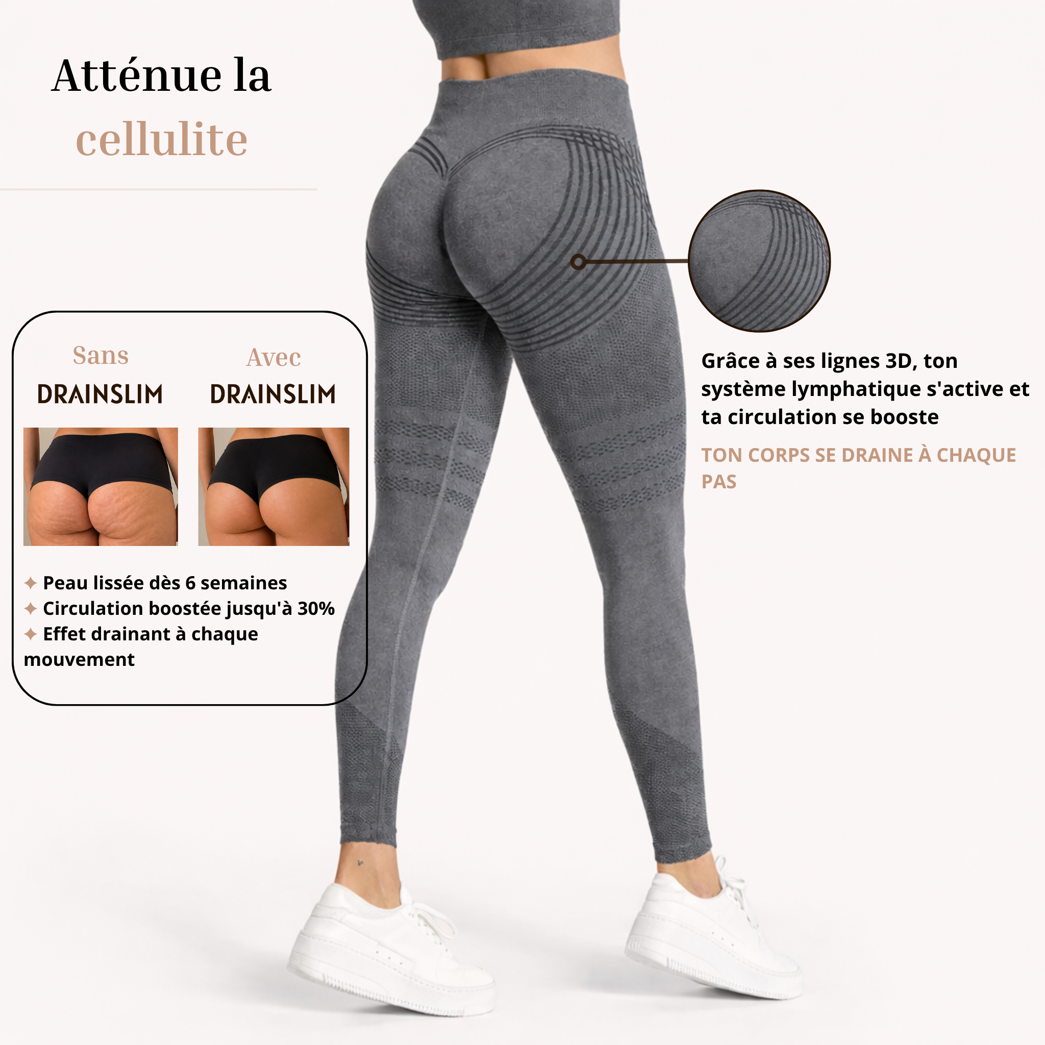 Legging 3D - anti-cellulite