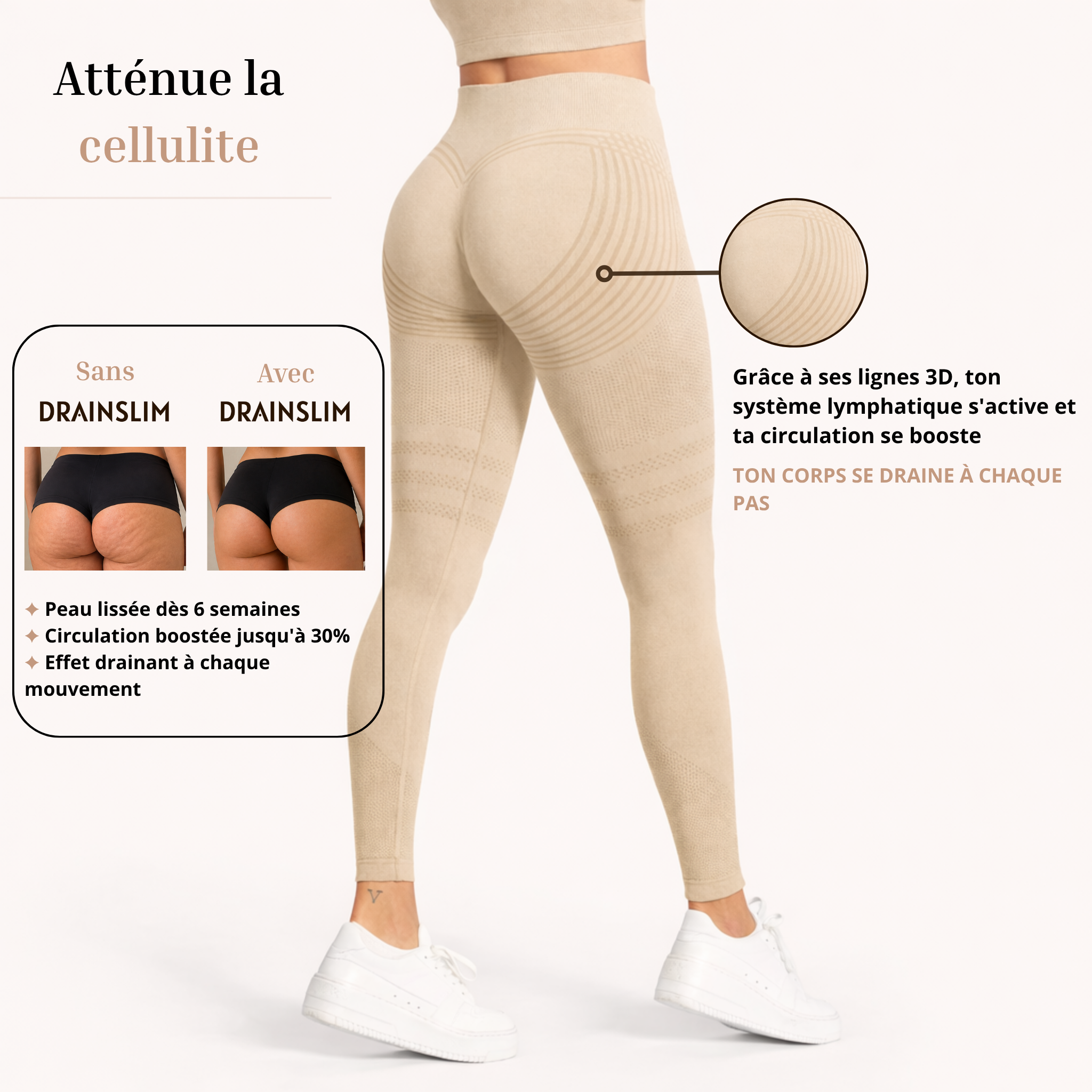 Legging 3D - anti-cellulite